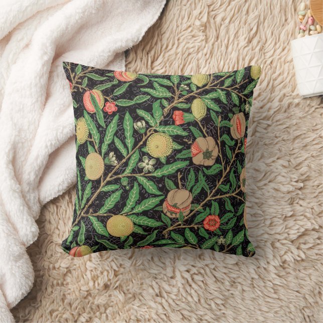 Coussin Vintage William Morris Feuilles de fruits (Couverture)