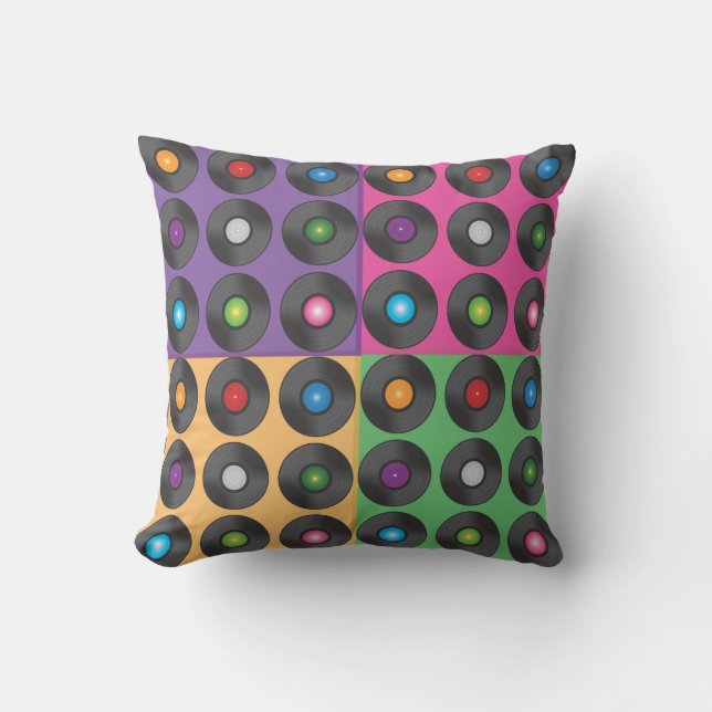 Coussin Vinyles de bruit (Recto)