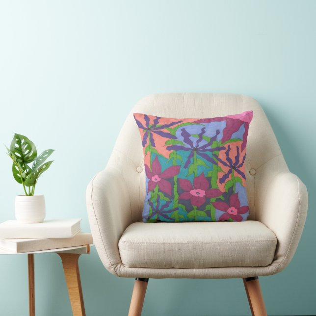 Coussin Violet crépusculaire (Chaise)