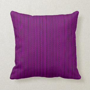 Coussin violet de tissu
