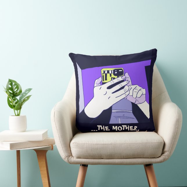 Coussin Violet des mains mobiles de la mère Avocado (Chaise)