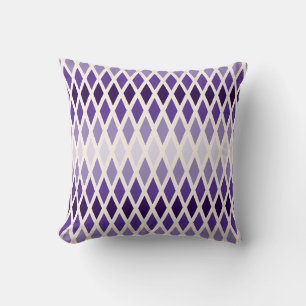 Coussin Violet Diamant Ombre