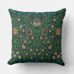 Coussin Violet et Columbine, William Morris