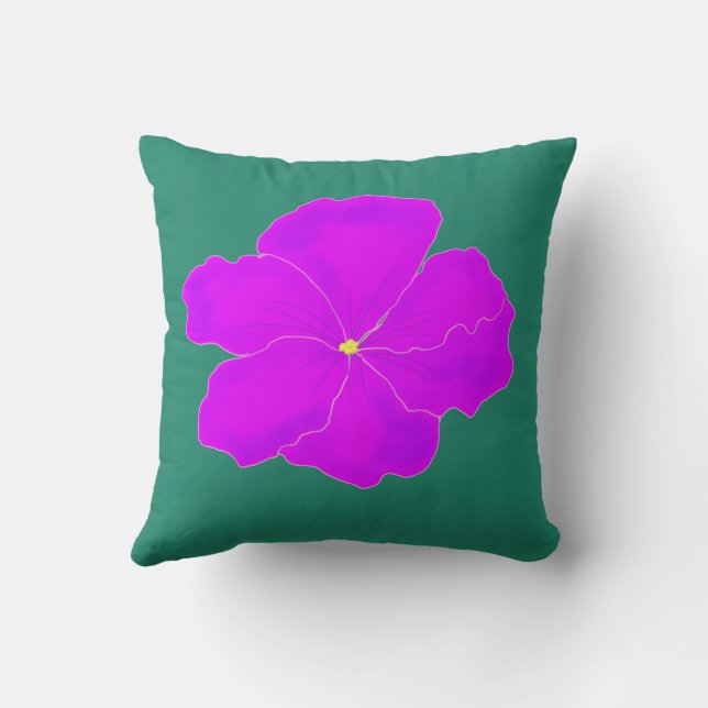 Coussin Violet gracieux (Verso)