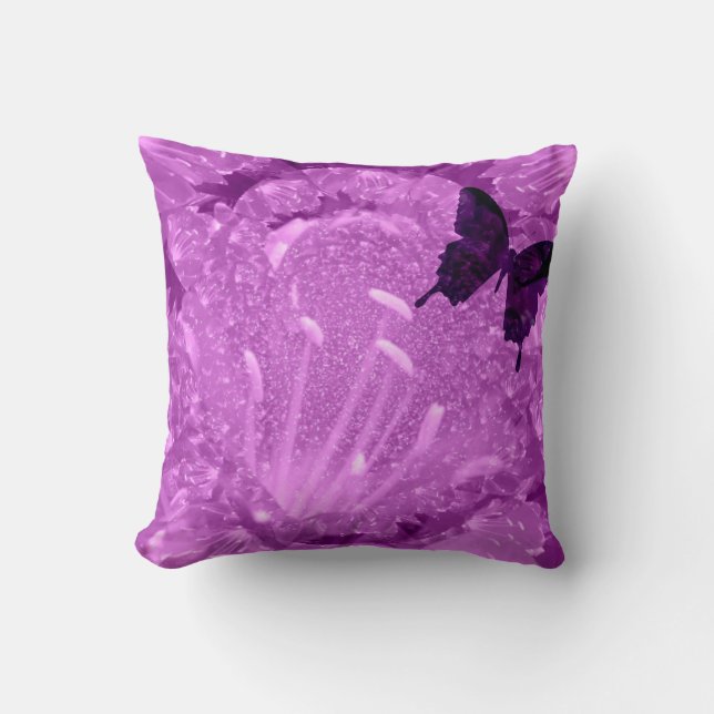 Coussin Violet partout (Recto)
