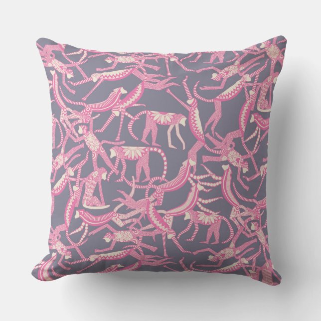 Coussin violet singe (Recto)