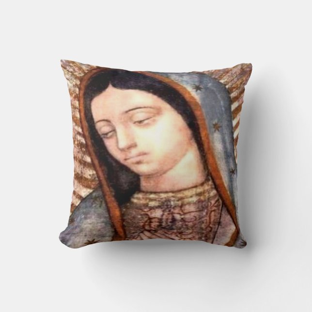 Coussin Virgen de Guadalupe cojín almohada (Recto)