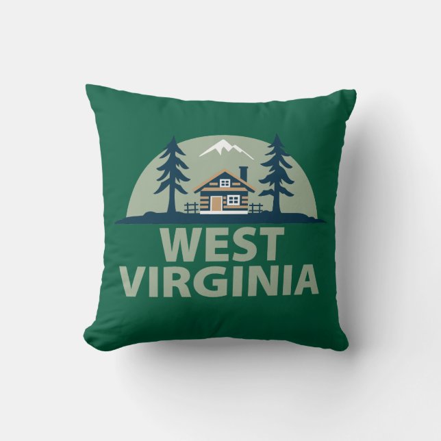 Coussin Virginie-Occidentale, États-Unis d'Amérique (Recto)