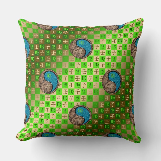 Coussin Virgo & Water Rat (Recto)