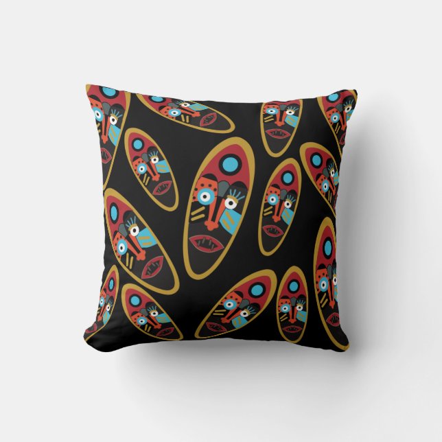 Coussin Visage abstrait (Recto)