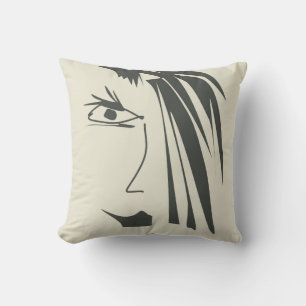 Coussin Visage Abstrait.