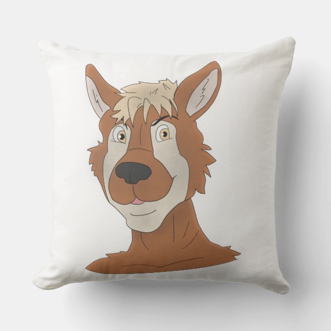 Coussin Visage animal anthro (Recto)