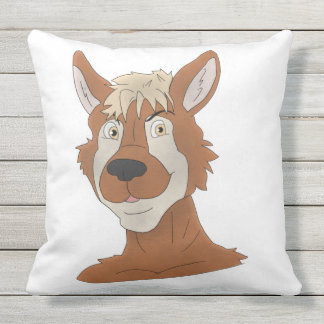 Coussin Visage animal anthro