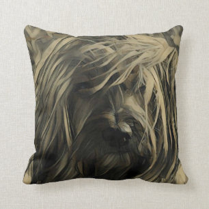 Coussin Visage de chien Terrier
