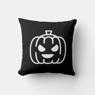 Coussin Visage de citrouille