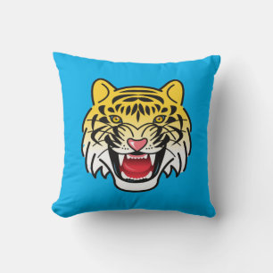 Coussin Visage de Tigre Souriant Art-21876
