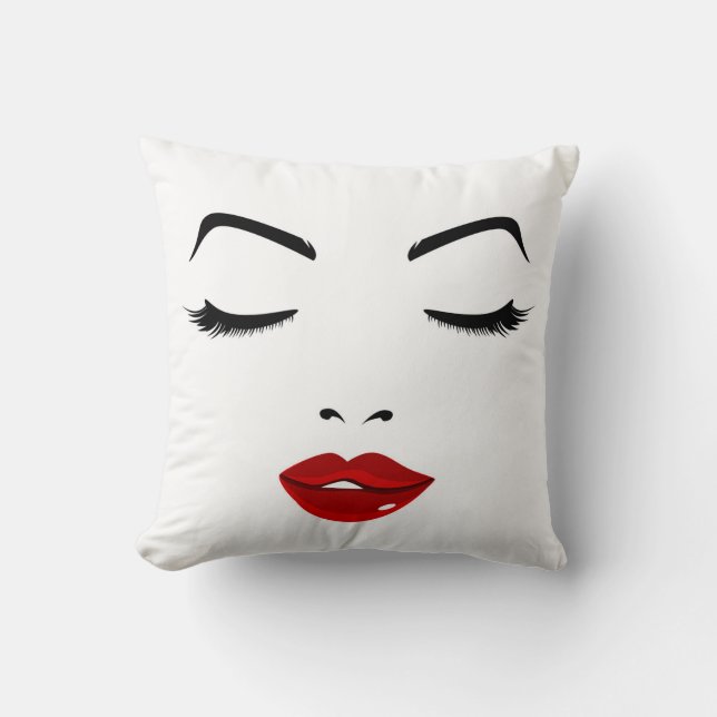 Coussin Visage élégant (Recto)