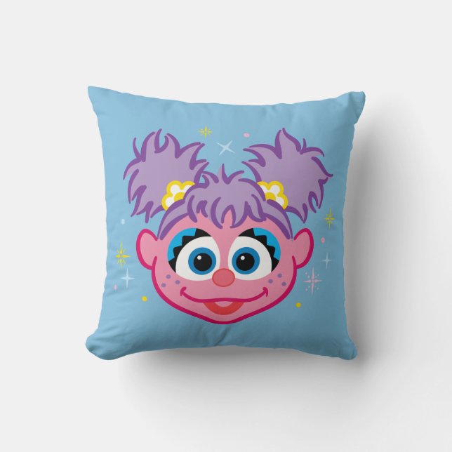 Coussin Visage souriant d'Abby (Recto)