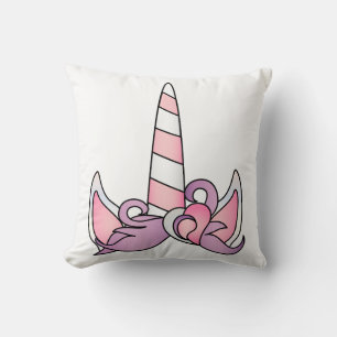 Coussin Visage Unicorne personnalisé avec poney