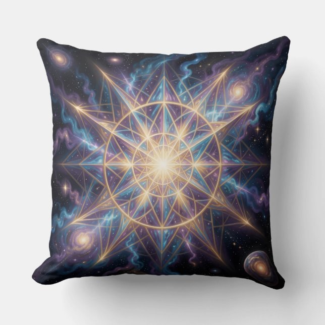 Coussin Vision Éthérée – Au-delà de la Réalité.66 (Recto)