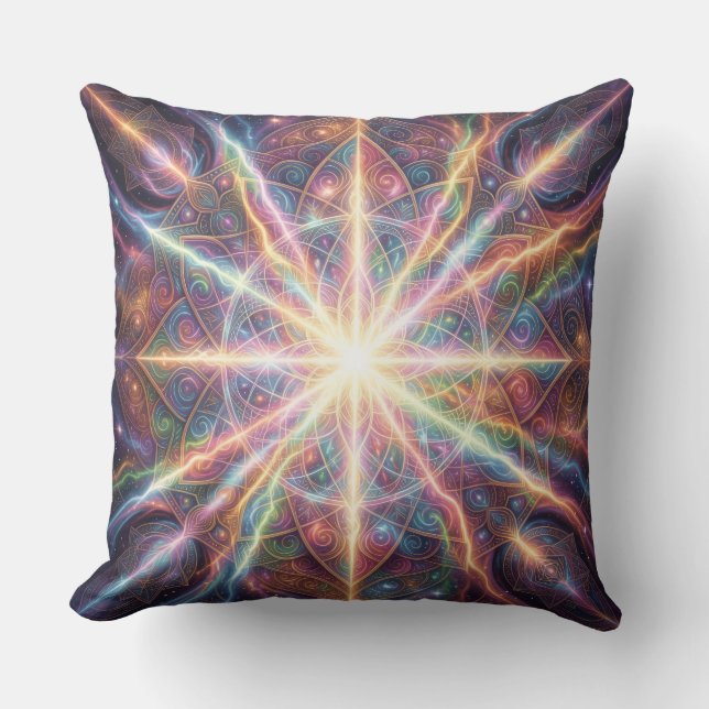 Coussin Vision Ethérée – Au-delà de la Réalité.87 (Recto)