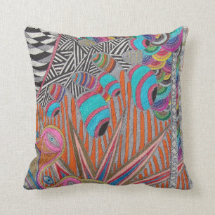 Coussin Visions psychédéliques