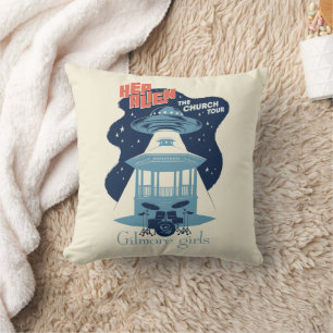 Coussin Visite de l'église de Hep Alien dans Gilmore Girls