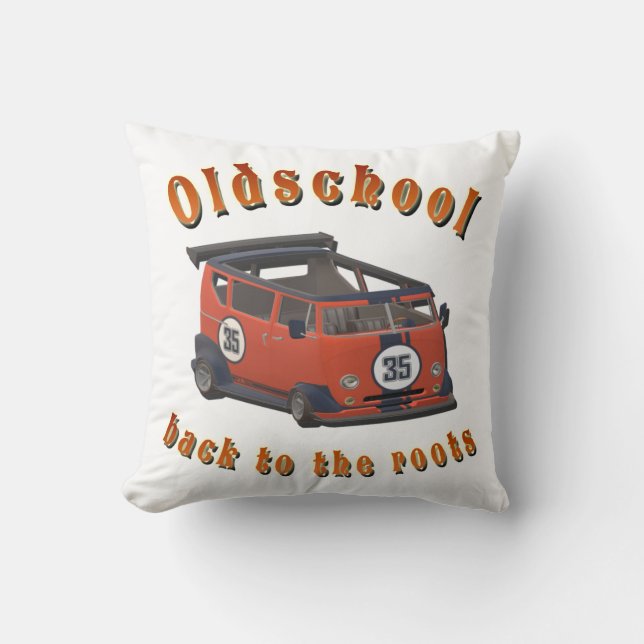 Coussin Vitesse de l'école primaire - ​ Retour aux racines (Recto)
