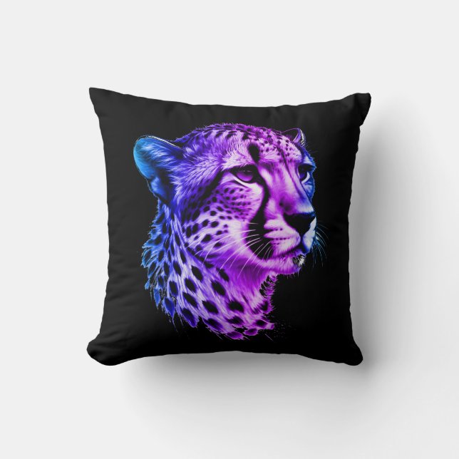 Coussin Vitesse Néon (Recto)