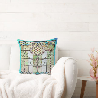 Coussin Vitrail Art Déco 4