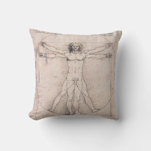 Coussin Vitruvian Man Vitruvian Man, Leonardo da Vinci