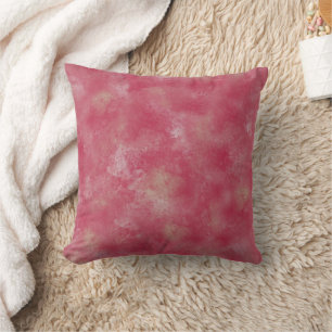 Coussin Viva Abstraction-Magenta, Beige, Gris Designer Art