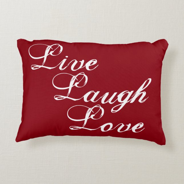 Coussin vivant d'amour de rire avec le dos de (Dos)
