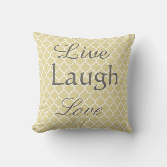 Coussin vivant d'arabesque d'amour de rire (Recto)