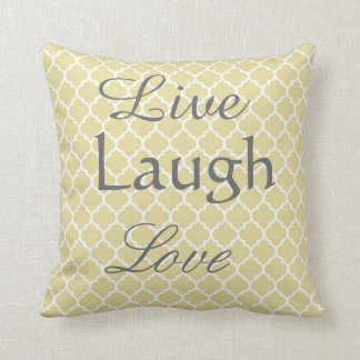 Coussin vivant d'arabesque d'amour de rire