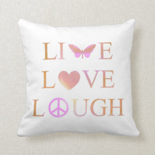 Coussin Vivant, rire, paix de coeur d'amour