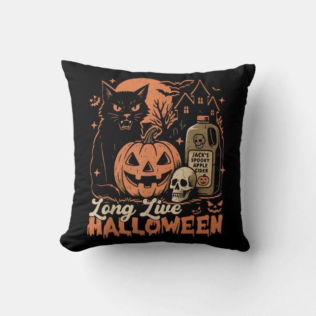 Coussin Vive Halloween (Recto)