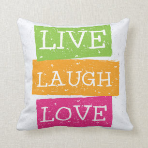Coussin Vivent l'amour 2 de rire