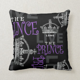 Coussin Vivent longtemps le PRINCE !