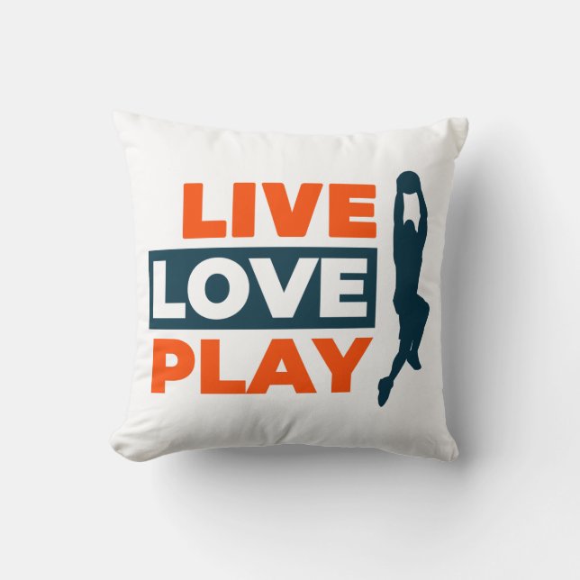 Coussin  Vivez Amour Jouez  (Recto)