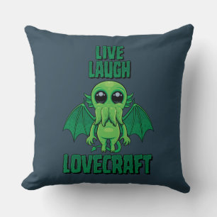 Coussin Vivez Riez Lovecraft Cthulhu Mignon