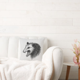 Coussin Vivez Vilain Fake Votre Mort Manger Trash Drôle Op