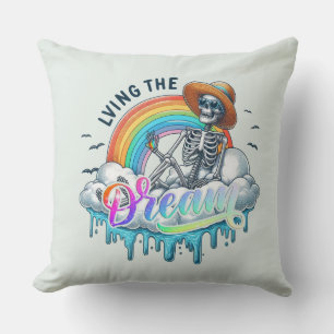 Coussin Vivre le rêve - Squelette