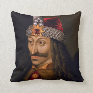 Coussin Vlad tepes Impaler Portrait Voivode Histoire de Dr