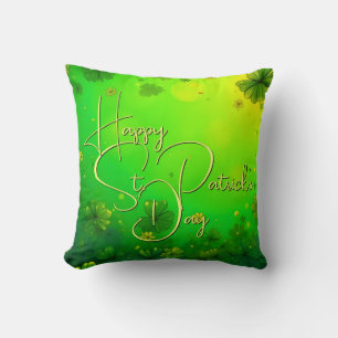Coussin Vœux de joyeuse Saint-Patrick