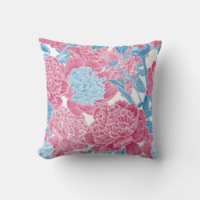 Coussin Vœux de Souhaits de Pissenlit Joyeux (Recto)