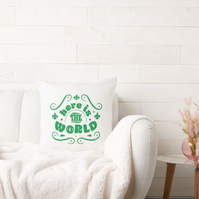 Coussin Voici le monde (Canapé)