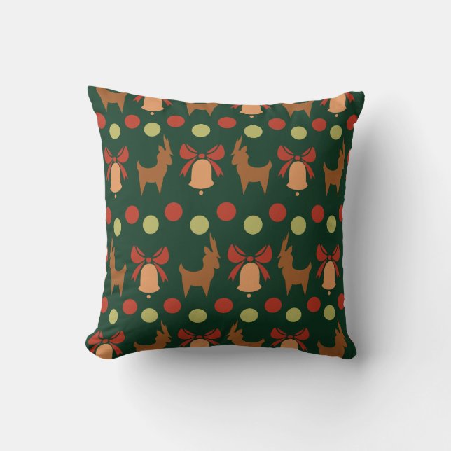 Coussin Voici le Motif de la saison (Recto)