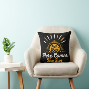 Coussin Voici venir le soleil