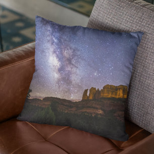 Coussin Voie Lactée Galaxie sur le Rocher de la Cathédrale